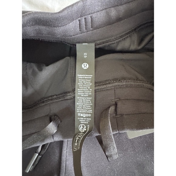 New Lululemon Smooth Spacer Jogger, Size XS Black Sweat Pants Lounge NWT $128 - Picture 8 of 12